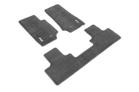 Carpet Floor Mats In Slate Gray For Jeep Wrangler Unlimited JK 2007 ...