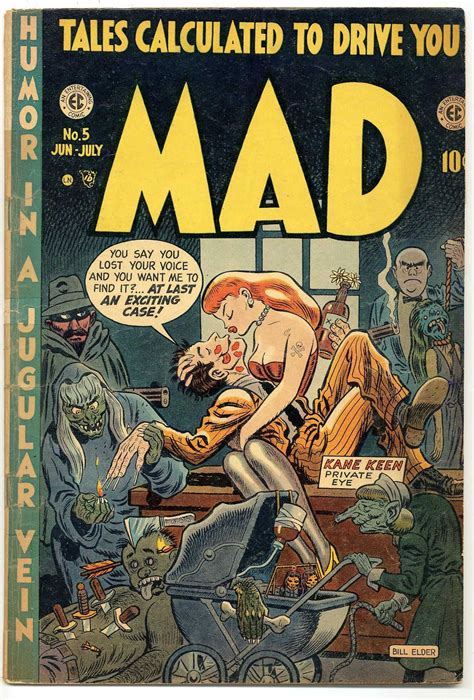 Mad Magazine #5 by Bill Elder Too cool. The blonde in the pic. | Mad ...