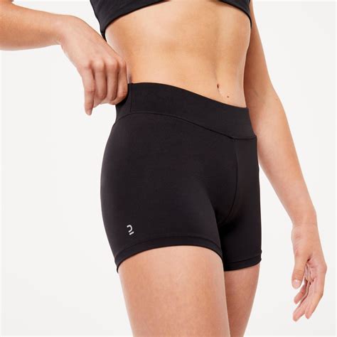 Girls' Gym Shorts - Black Glitter DOMYOS | Decathlon
