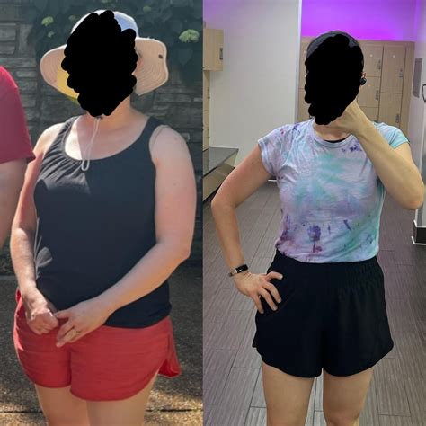 F/36/5’4” [170 lb > 137 lb = -33 lbs] (8 months) About 10 lbs from my ...