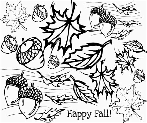 Autumn Coloring Pages For Kids at GetColorings.com | Free printable ...