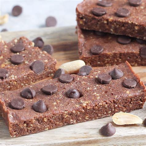 Peanut butter chocolate homemade protein bars – Artofit