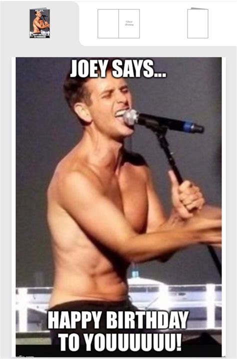 New Kids on the Block Birthday Card Joey - Etsy