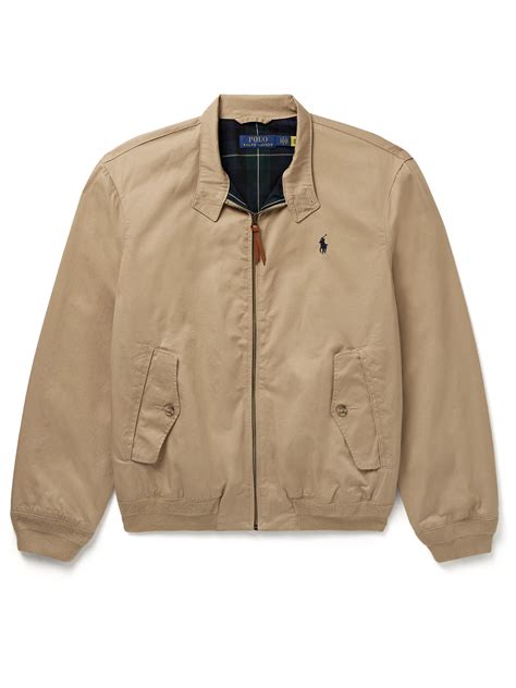 Polo Ralph Lauren - Logo-Embroidered Cotton-Twill Bomber Jacket - Men ...