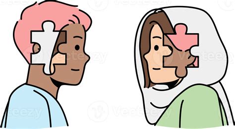 Multicultural woman, man trying to understand to each other. 21476624 PNG