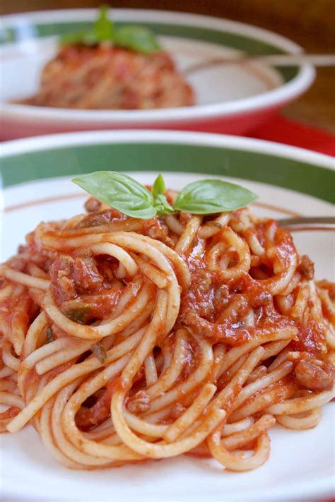 How To Make Spaghetti Pasta Sauce at Donna Goldschmidt blog