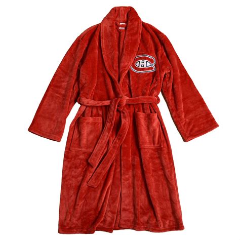 NHL Montreal Canadiens Plush Fleece Bathrobe, Adult | Canadian Tire