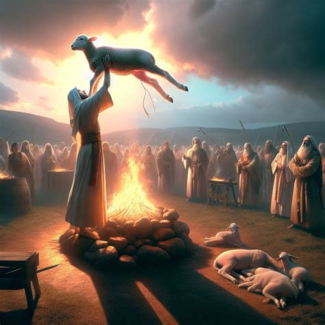 What does Leviticus 23:12 mean? | Bible Art