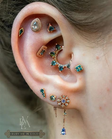 Body Vision Los Angeles | Daith piercing with Violet ring by ...