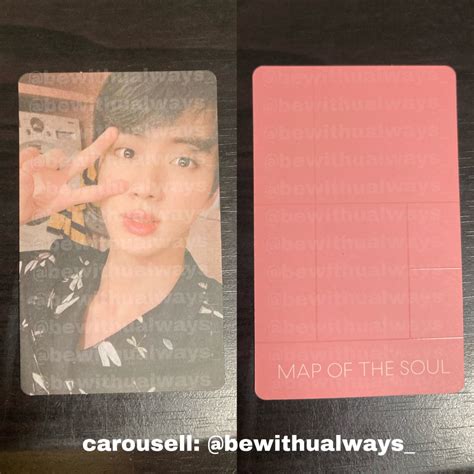 Jin BTS Map of the Soul:Persona Version 2 Photocard, Hobbies & Toys, Memorabilia & Collectibles ...