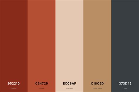 25 best red color palettes with names and hex codes – Artofit