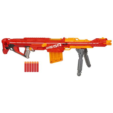 Buy Nerf Centurion Mega Toy Blaster with Folding Bipod, 6-Dart Clip, 6 ...
