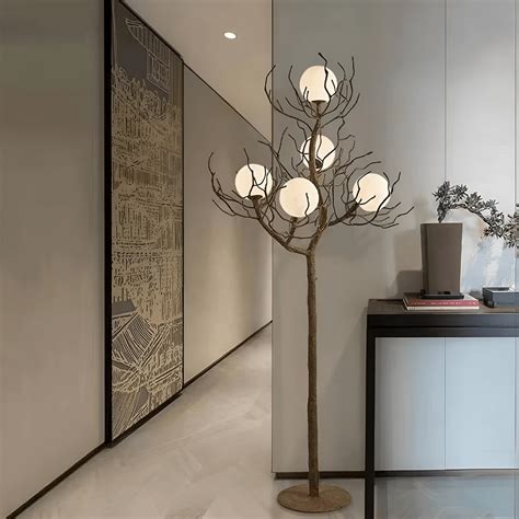 Serene Home 70" Brass Tree Branch Floor Lamp – Serene Luminaire