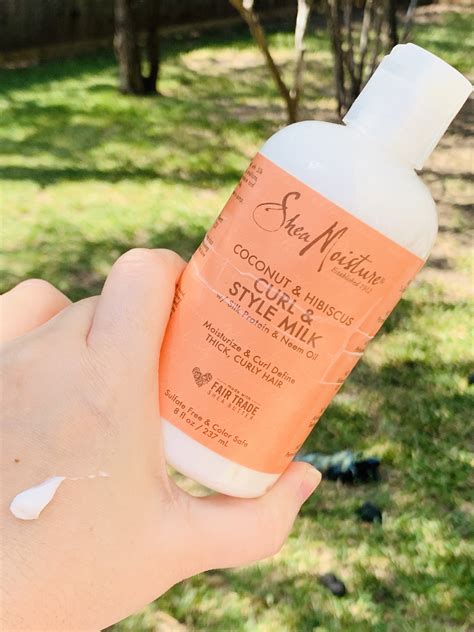 Shea Moisture Coconut and Hibiscus Curl and Style Milk Review - Lynette ...