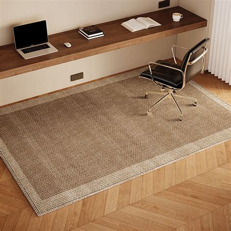 JINXI Study Room Carpet - Desk Chair Mat, High-End Bedroom Wood Floor ...