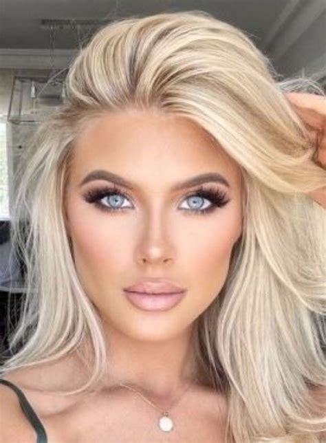 Pin by Britni JK on Hairstyles | Blonde hair makeup, Blonde hair blue ...