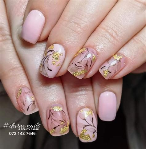 Classy Birthday Nails And Nail Ideas For An Elegant Lady | Floral nails ...