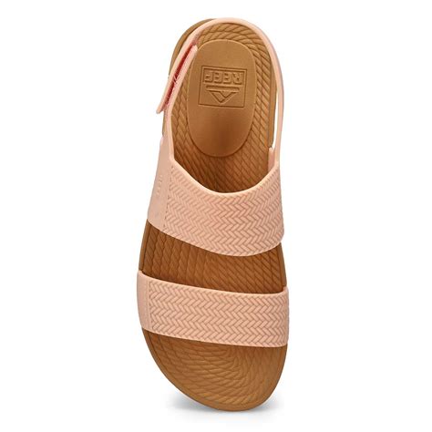 Reef Women's Water Vista Sandal - White/Tan | SoftMoc.com