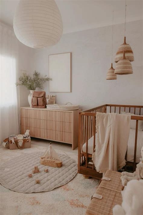 Neutral modern boho nursery baby room ideas – Artofit