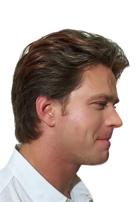 HE038 - Male Men Guys Highlights Only Hair Extensions Before & After ...