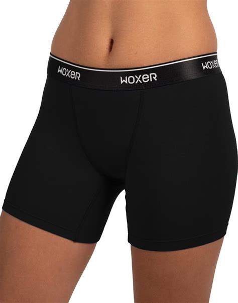 Woxer Womens Boxers - Baller 5" Boy Shorts Underwear for Women - Boxers ...