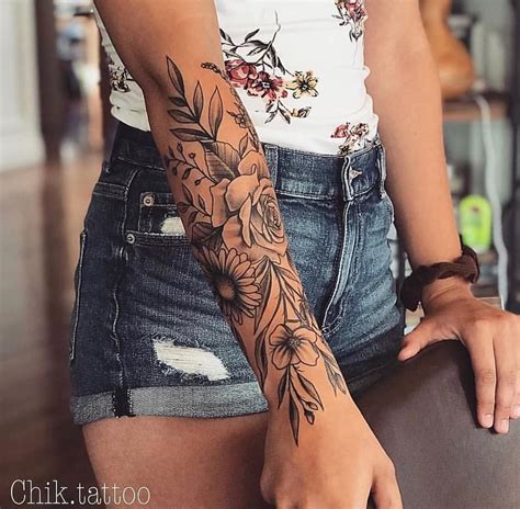 Half Sleeve Tattoo Ideas For Women