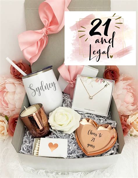 21st Birthday Gift for Her 21 Birthday Gift Happy 21st - Etsy