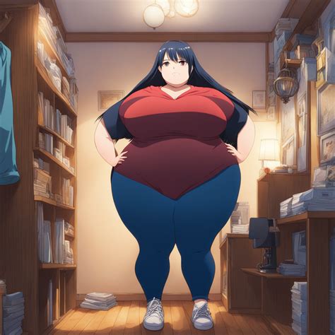 Fat Anime Girl 141 by FoxyTheFox1250 on DeviantArt