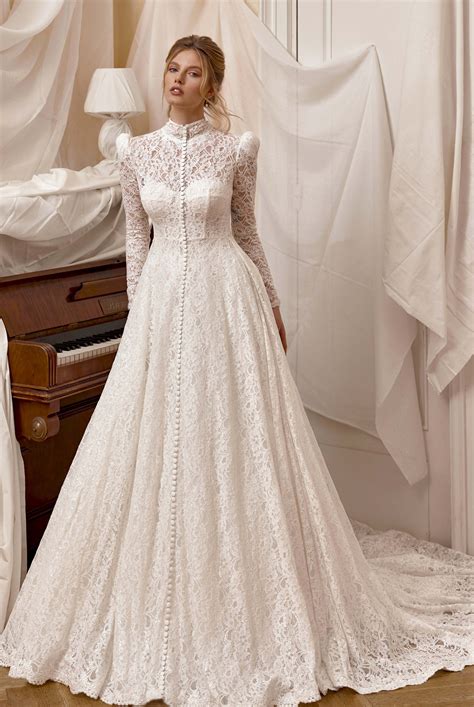 Modest ball gown wedding dresses 60 photos - Vianawedding.com