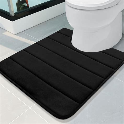 Amazon.com: Buganda Meomry Foam Bathroom Rugs and Toilet Rugs U-Shaped ...
