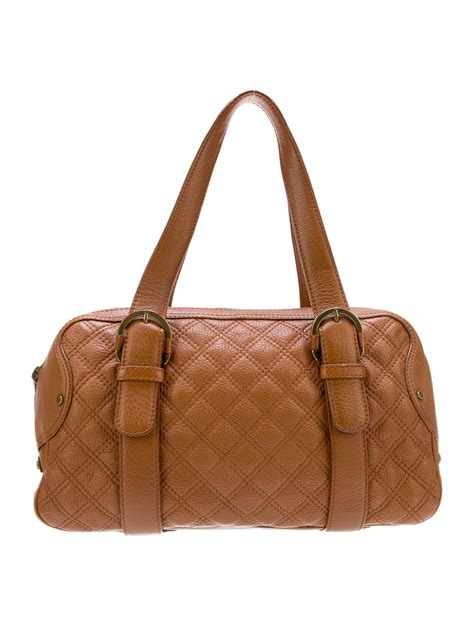 Michael Michael Kors Solid Leather Shoulder Bag - Brown Shoulder Bags ...