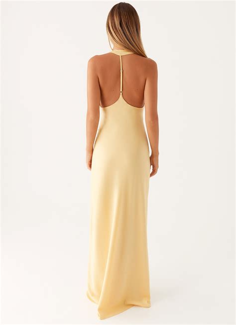 Angie Maxi Dress - Yellow – Peppermayo UK