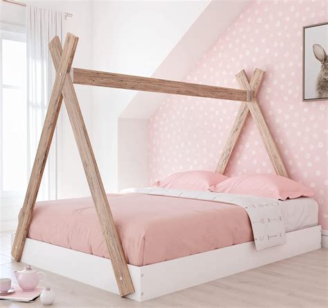 Amazon.com: Twin Floor Bed for Kids, Montessori Bed, Playhouse Bed ...