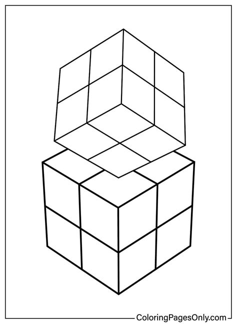 30+ Rubik's Cube Coloring Pages - Free Printable PDF & Online Coloring