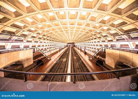 McPherson Square Metrorail Station in Washington Stock Image - Image of ...