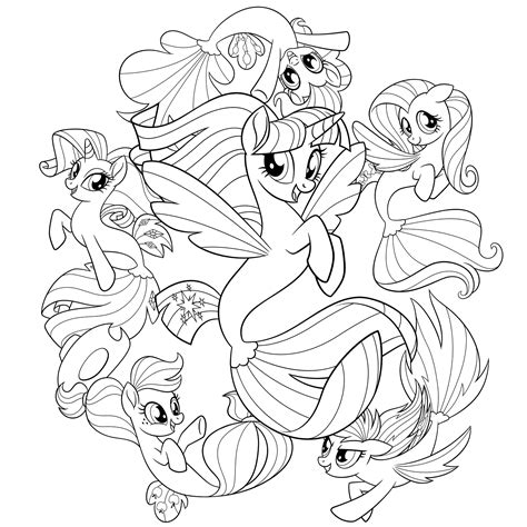 My Little Pony Friendship is Magic Coloring Pages - Best Coloring Pages ...
