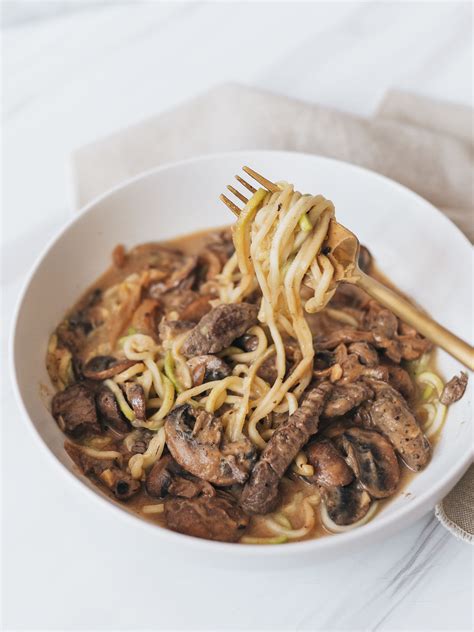 Healthy Beef Stroganoff - Chloe Ting Recipes