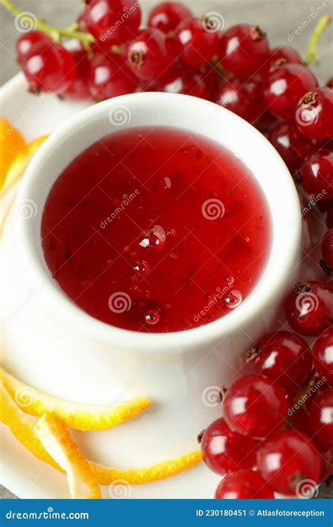 Cranberry Sauce, Cranberry and Orange Peel, Close Up Stock Image ...