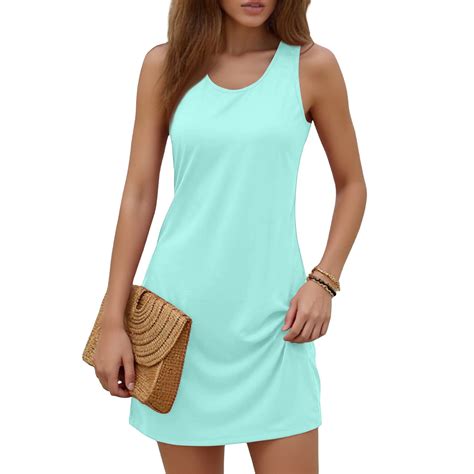 GIPQJK Beach Vacation Sundresses for Women 2025 Summer V Neck ...