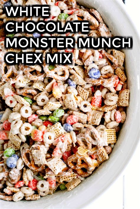 White chocolate chex mix – Artofit
