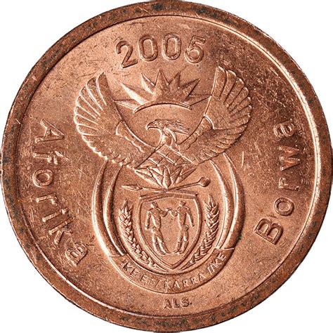 Five Cents 2005, Coin from South Africa - Online Coin Club