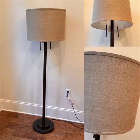 Three Way Floor Lamp - Lenin Shade | EstateSales.org