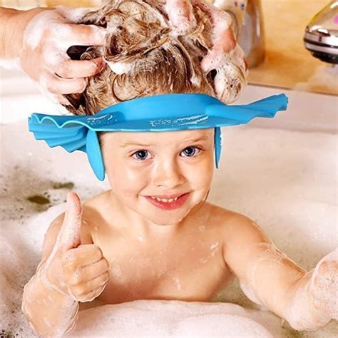 Baby Shower Cap Bathing Baby Wash Hair Hat for New Born Infants babies ...