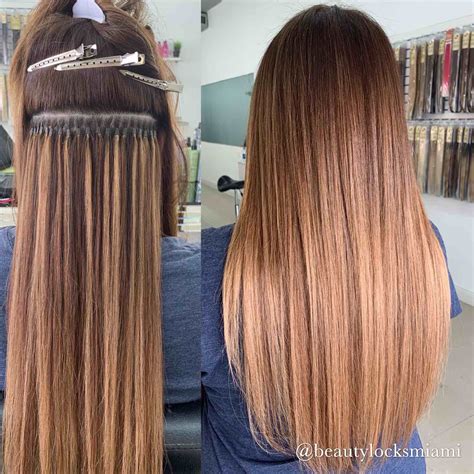 Micro Bead/Micro Link Hair Extensions Before & After | Beauty Locks ...