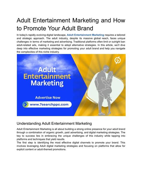 PPT - Adult Entertainment Marketing _ Adult Site Ads _ Adult Web ...
