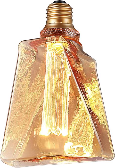 Meonum Ice Style Shaped Decorative LED Bulb, E26 Medium Base, Dimmable ...