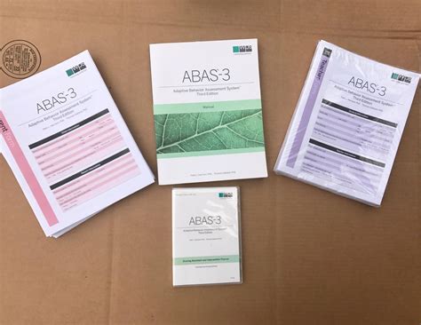 Adaptive Behavior Assessment System-3 (ABAS-3) School Software Kit ...