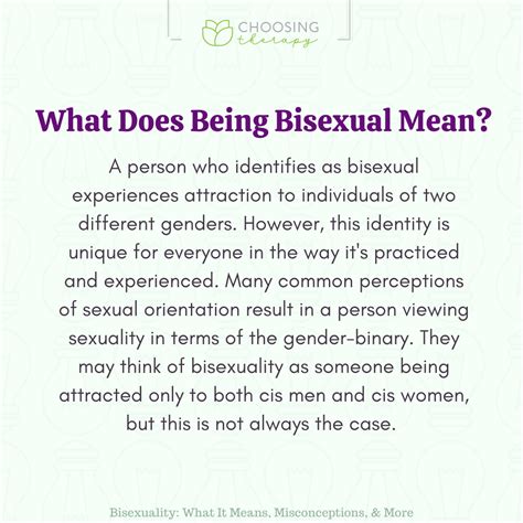 What Does It Mean to Be Bisexual?
