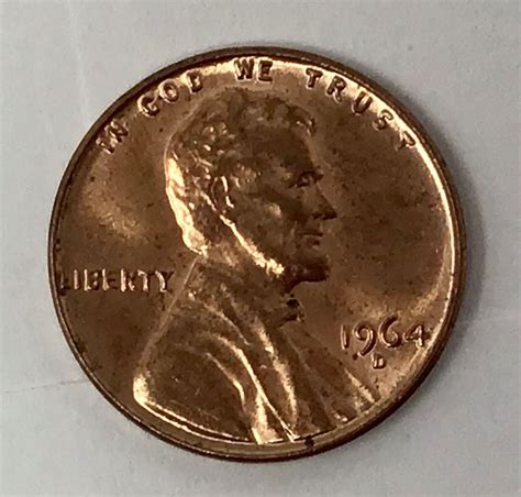 1964 D Lincoln Penny RARE "L" Liberty on edge Error | #4542208941