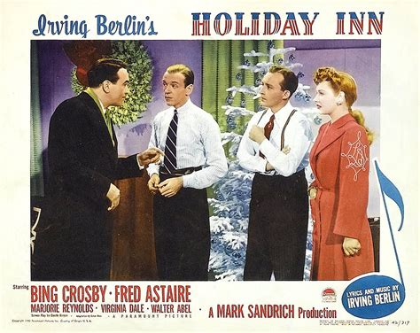 Irving Berlin's Holiday Inn (1942) | Fred astaire, Holiday inn, Bing crosby